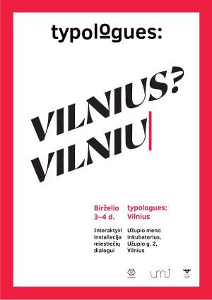 dizaino projektas „typologues: Vilnius”